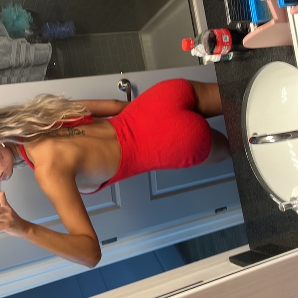 NEW Tiger Mist Red Jumpsuit - Picture 2 of 4